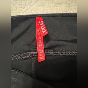 SPANX FAUX LEATHER LEGGINGS